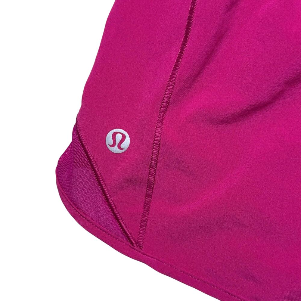 Lululemon Hotty Hot Short Low Rise 4" Ripened Raspberry - Picture 6 of 7